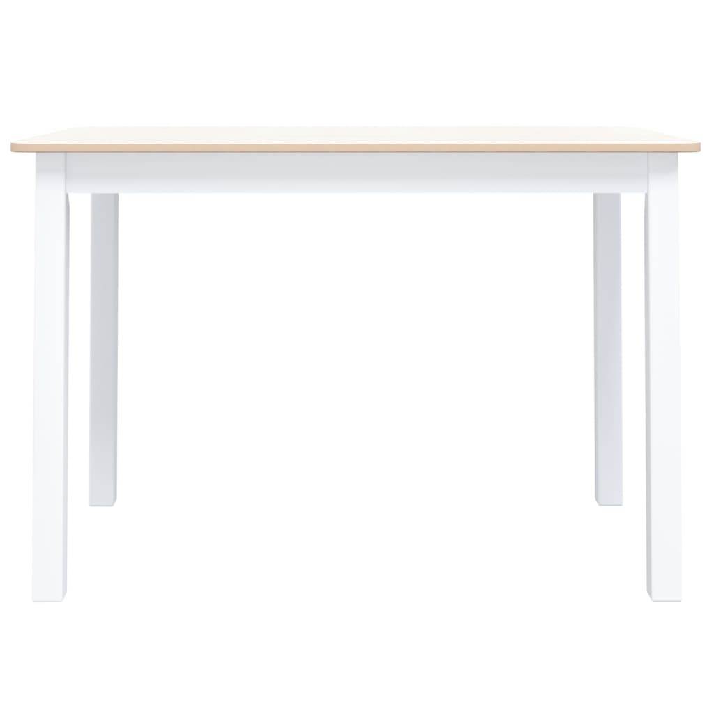 Tavolo Da Pranzo 114X71X75Cm Massello Di Hevea