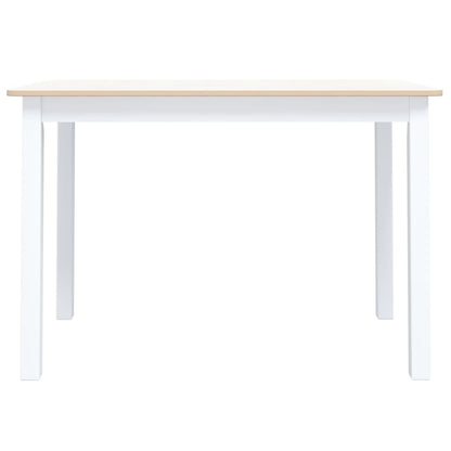 Tavolo Da Pranzo 114X71X75Cm Massello Di Hevea