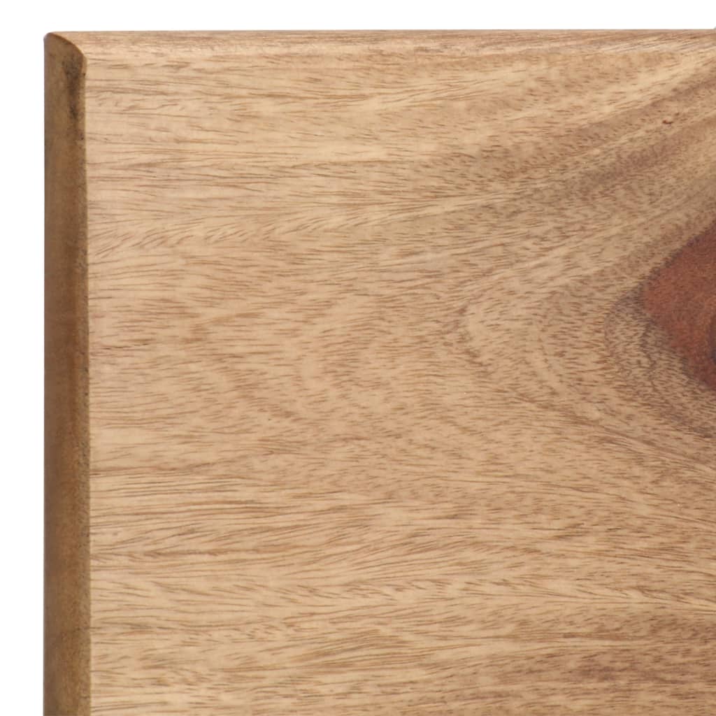 Mensole 2 Pz In Legno Massello Di Acacia