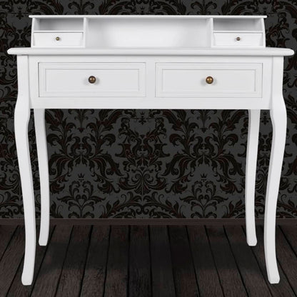 Tavolino Da Trucco Moderno Mobiletto Make Up Bianco