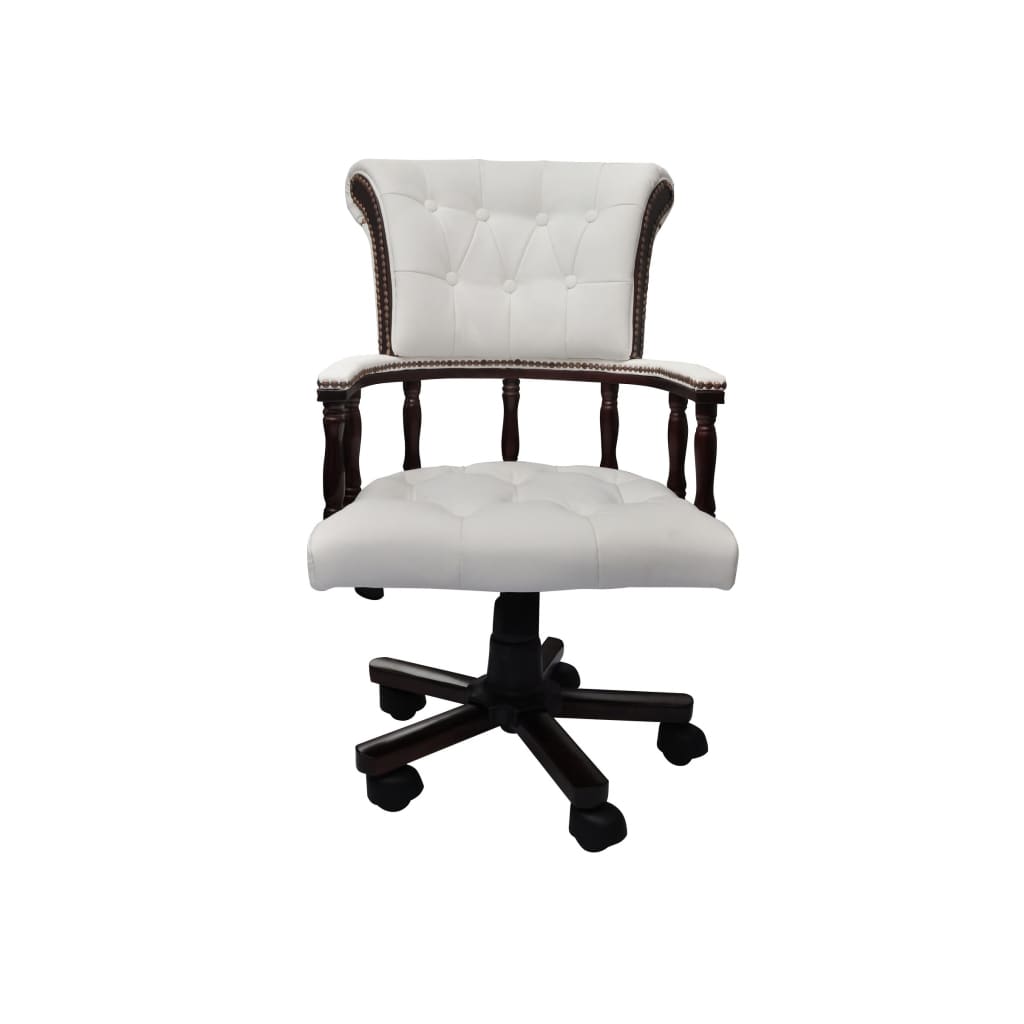 Sedia Da Ufficio Girevole Bianca