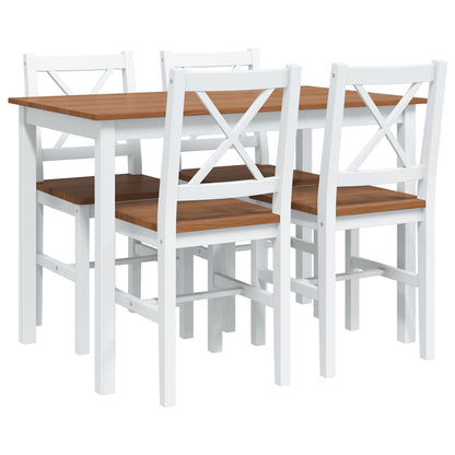 Set Da Pranzo 5 Pz E Bianco