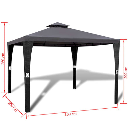 Gazebo Con Tetto Scuro