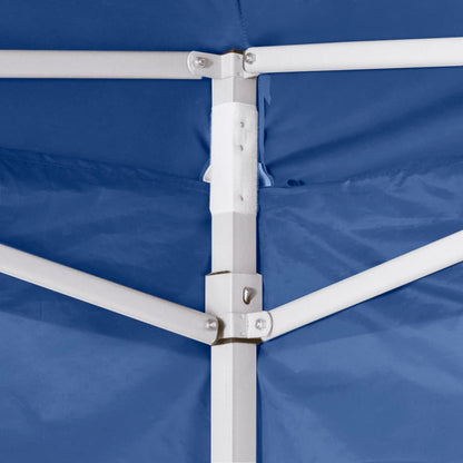 Tenda Pieghevole Blu 3 X 3 M Con 4 Pareti Blu