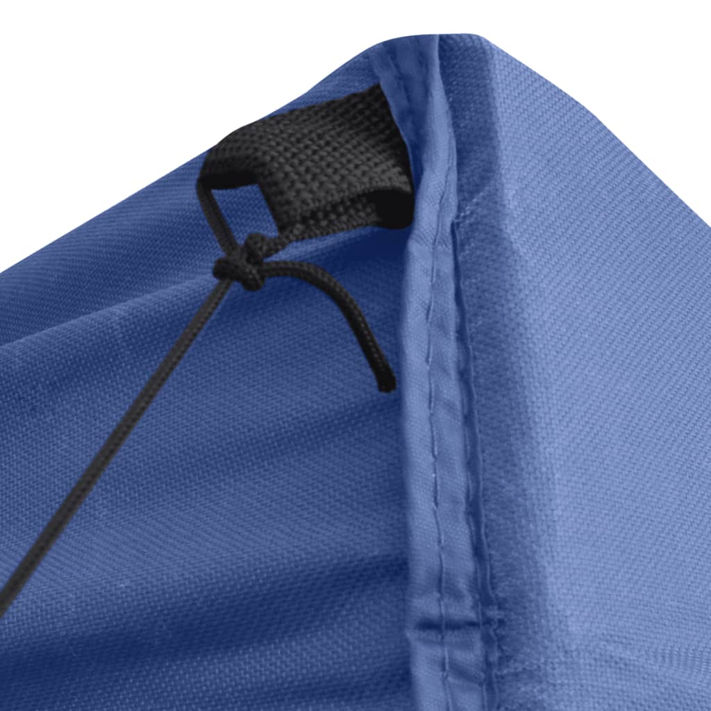 Tenda Pieghevole Blu 3 X 3 M Con 4 Pareti Blu