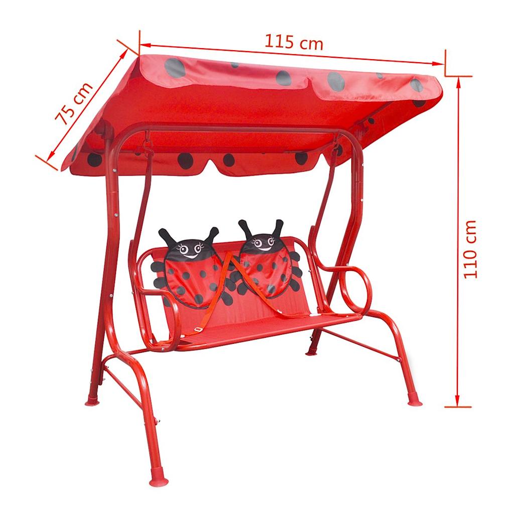 Altalena Per Bambini Rossa