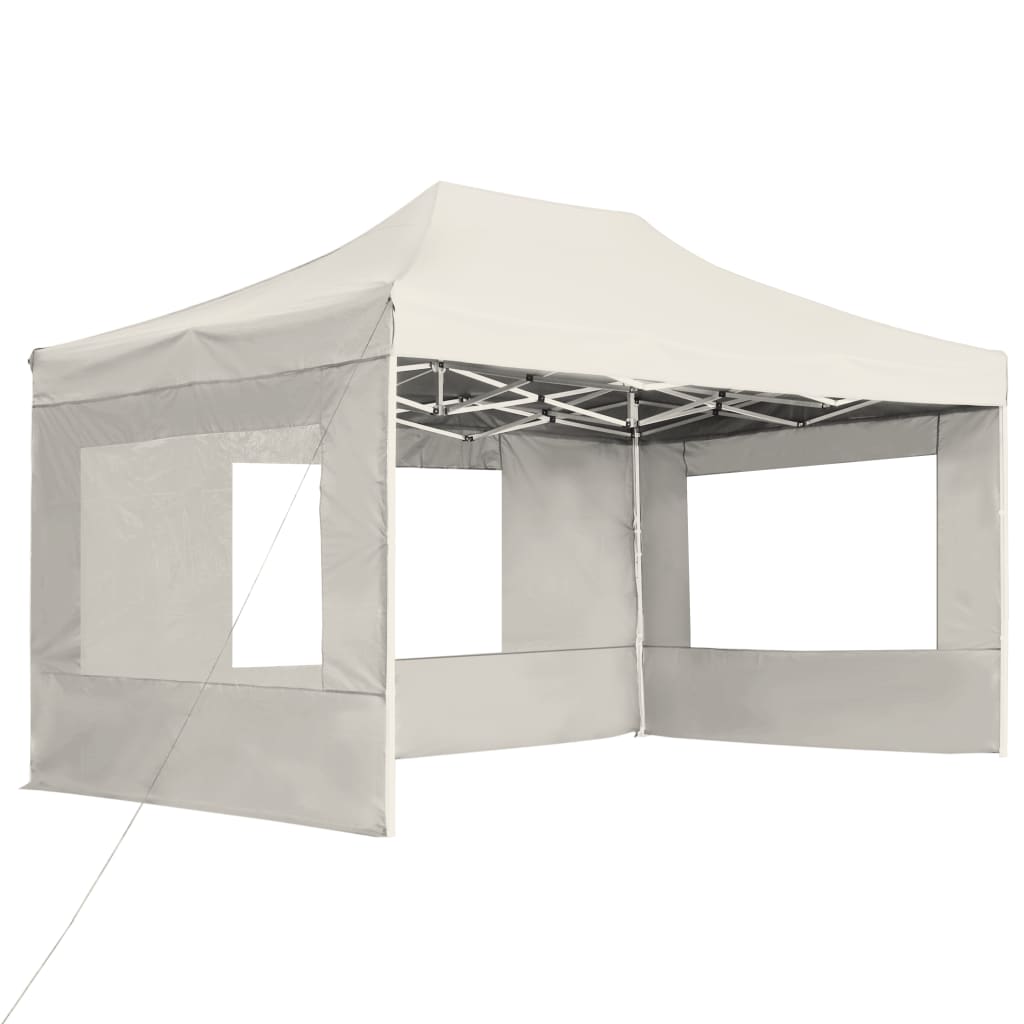 Gazebo Professionale Pieghevole Alluminio Con Pareti 3X3M