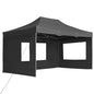 Gazebo Professionale Pieghevole Alluminio Con Pareti 3X3M