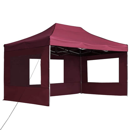 Gazebo Professionale Pieghevole Alluminio Con Pareti 3X3M