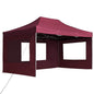 Gazebo Professionale Pieghevole Alluminio Con Pareti 3X3M