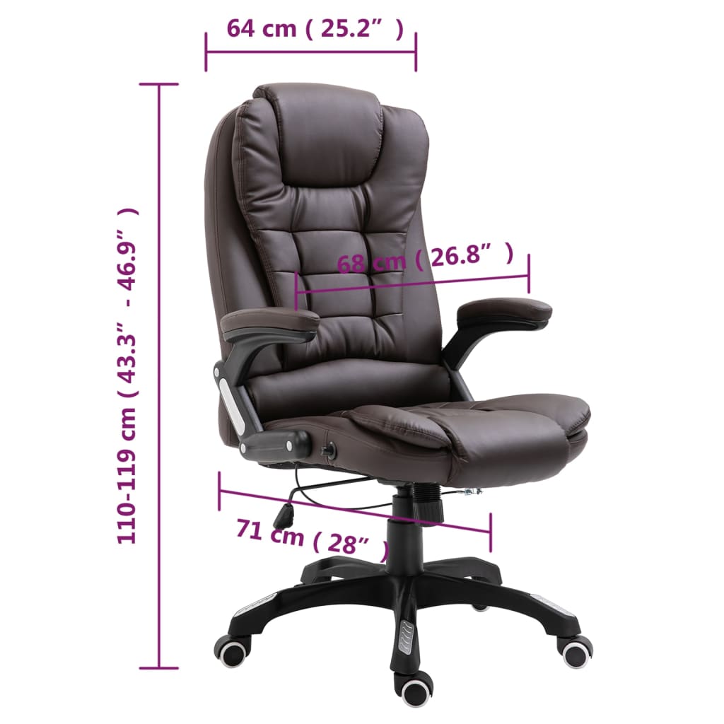 Sedia Da Ufficio In Vera Pelle