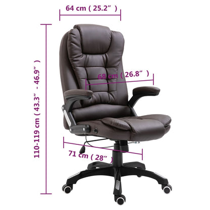 Sedia Da Ufficio In Vera Pelle