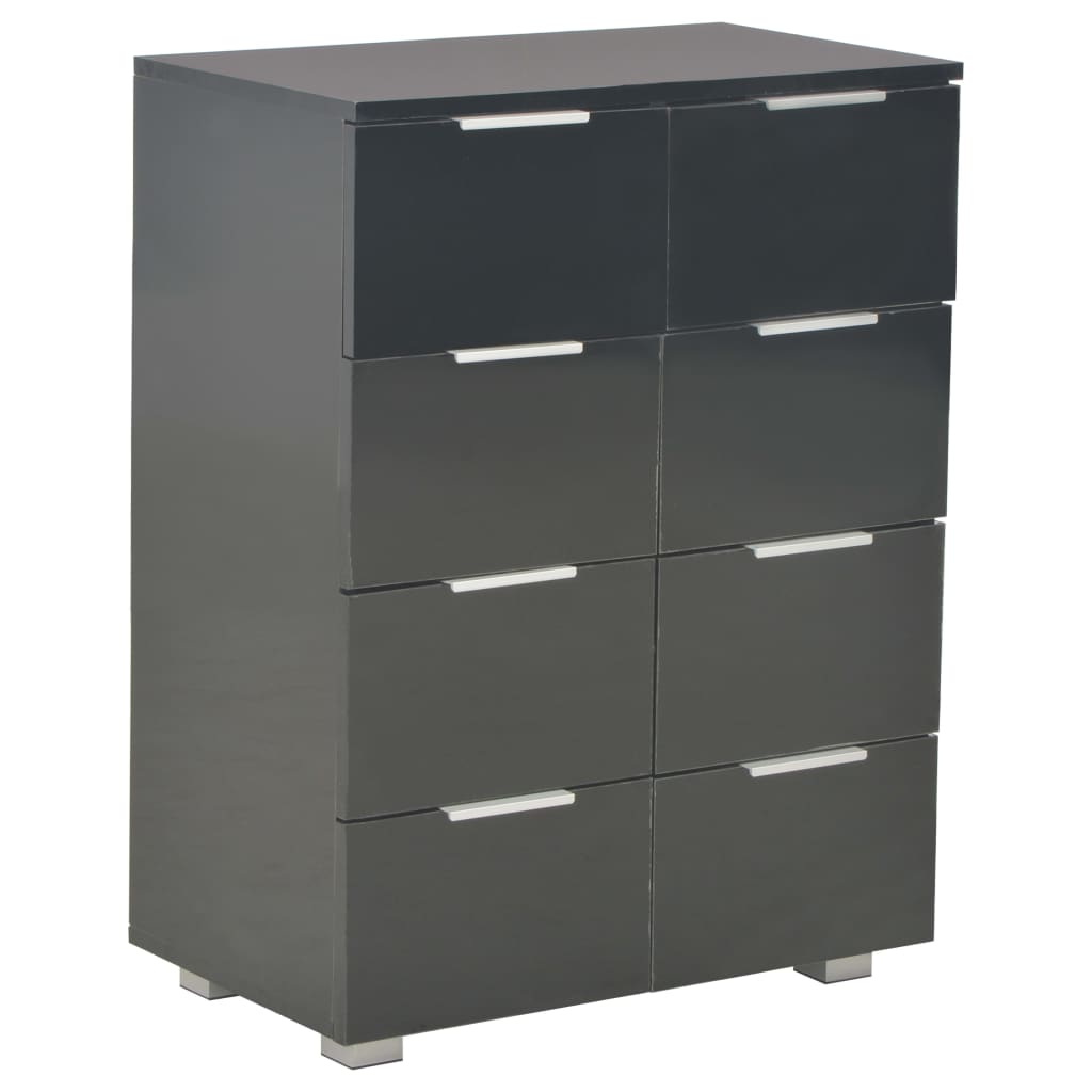Credenza Lucido 60X35X80 Cm In Legno Multistrato