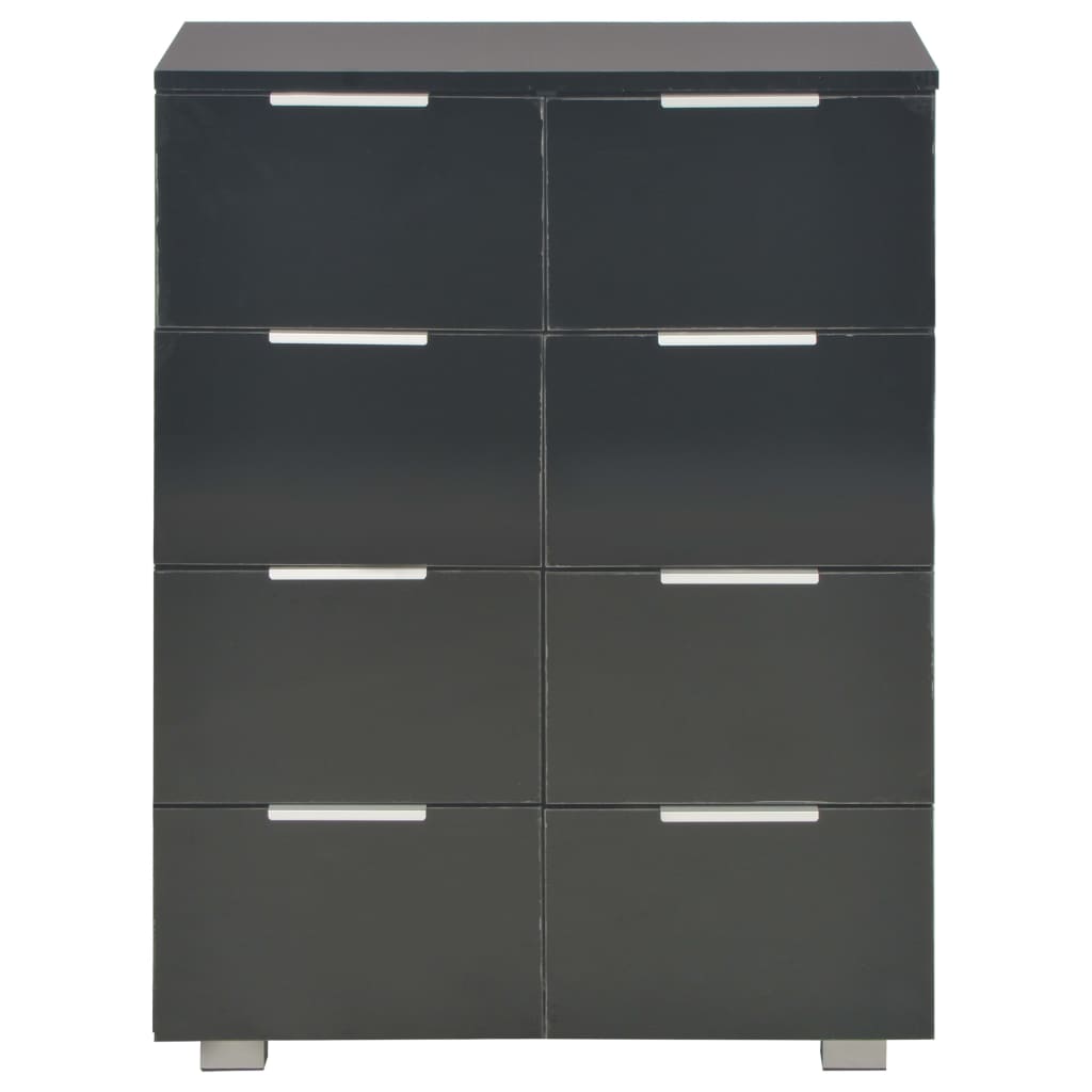 Credenza Lucido 60X35X80 Cm In Legno Multistrato