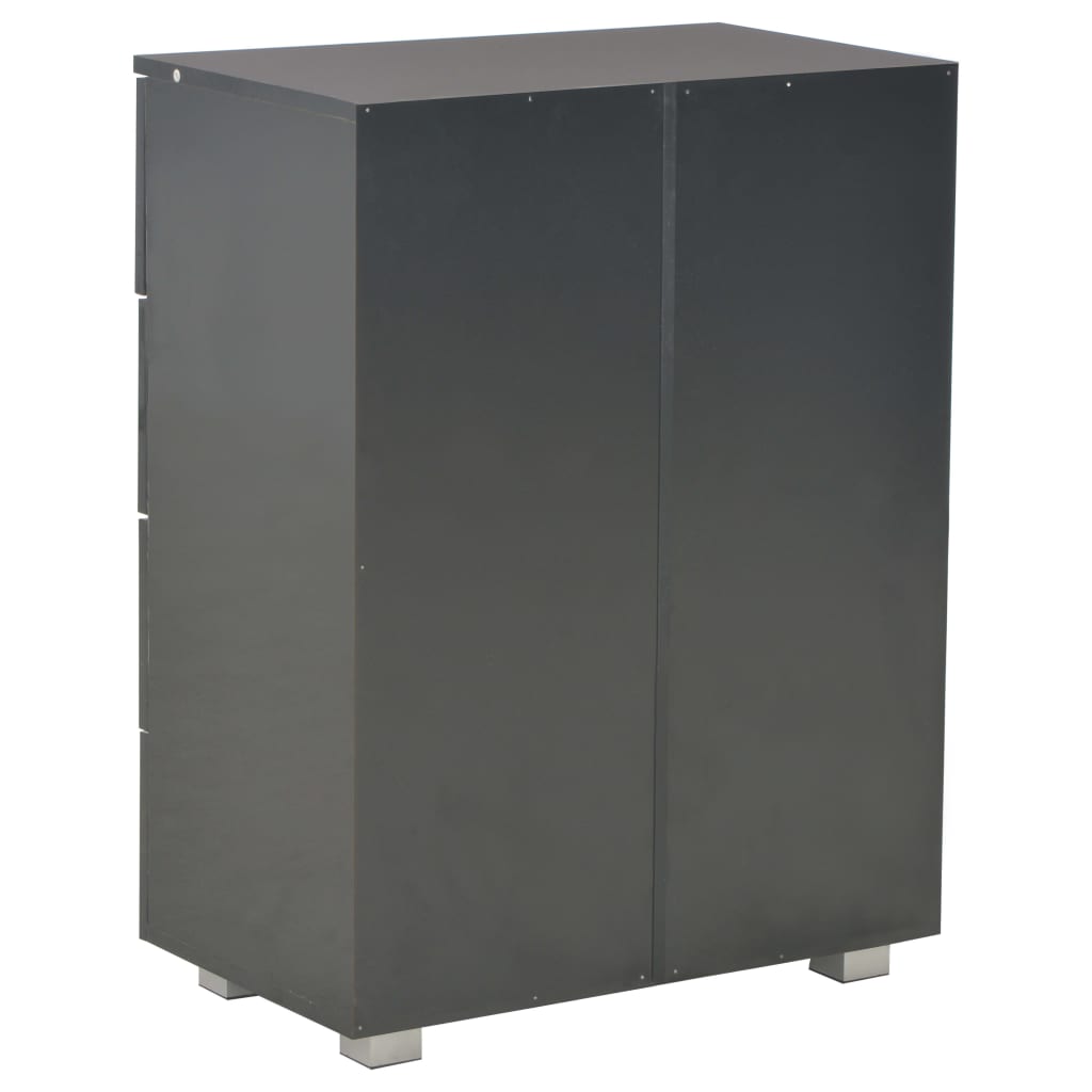 Credenza Lucido 60X35X80 Cm In Legno Multistrato