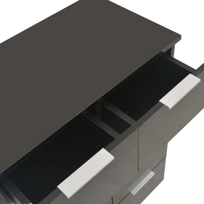 Credenza Lucido 60X35X80 Cm In Legno Multistrato
