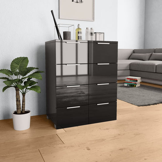 Credenza Lucido 60X35X80 Cm In Legno Multistrato