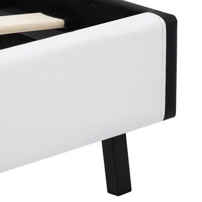 Giroletto Con Led Senza Materasso Bianco Similpelle