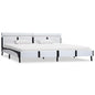 Giroletto Con Led Senza Materasso Bianco Similpelle