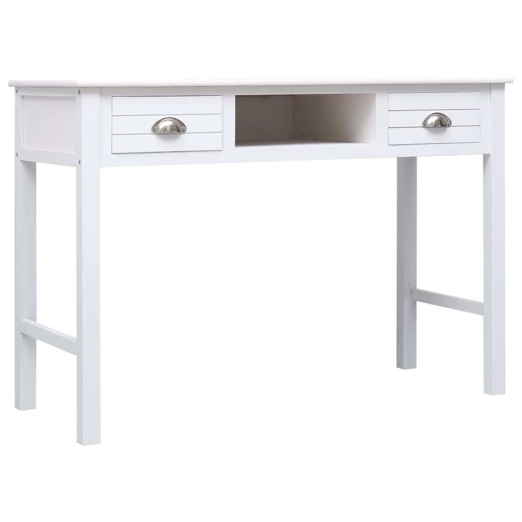 Scrivania Grigia 110X45X76 Cm In Legno
