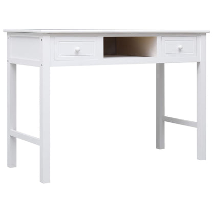 Scrivania Grigia 110X45X76 Cm In Legno