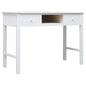 Scrivania Grigia 110X45X76 Cm In Legno