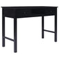 Scrivania Grigia 110X45X76 Cm In Legno