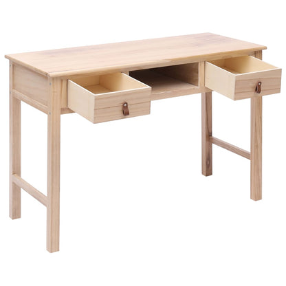 Scrivania Grigia 110X45X76 Cm In Legno