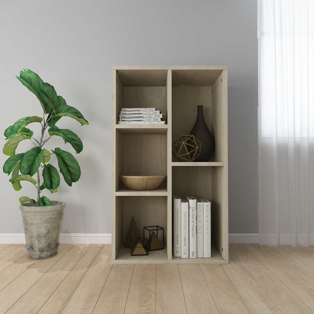Libreria 50X25X80 Cm In Legno Multistrato