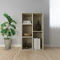 Libreria 50X25X80 Cm In Legno Multistrato