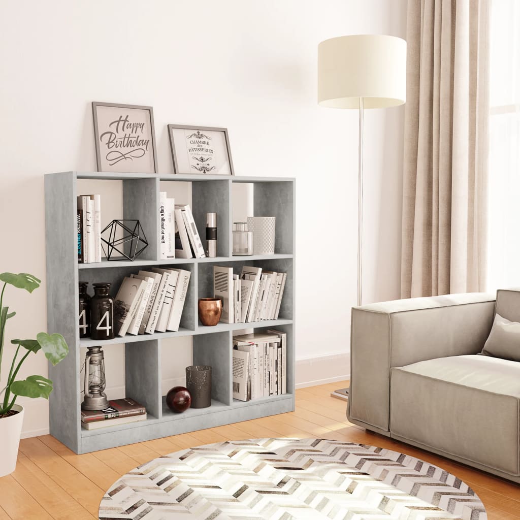 Libreria Nera 97,5X29,5X100 Cm In Legno Multistrato