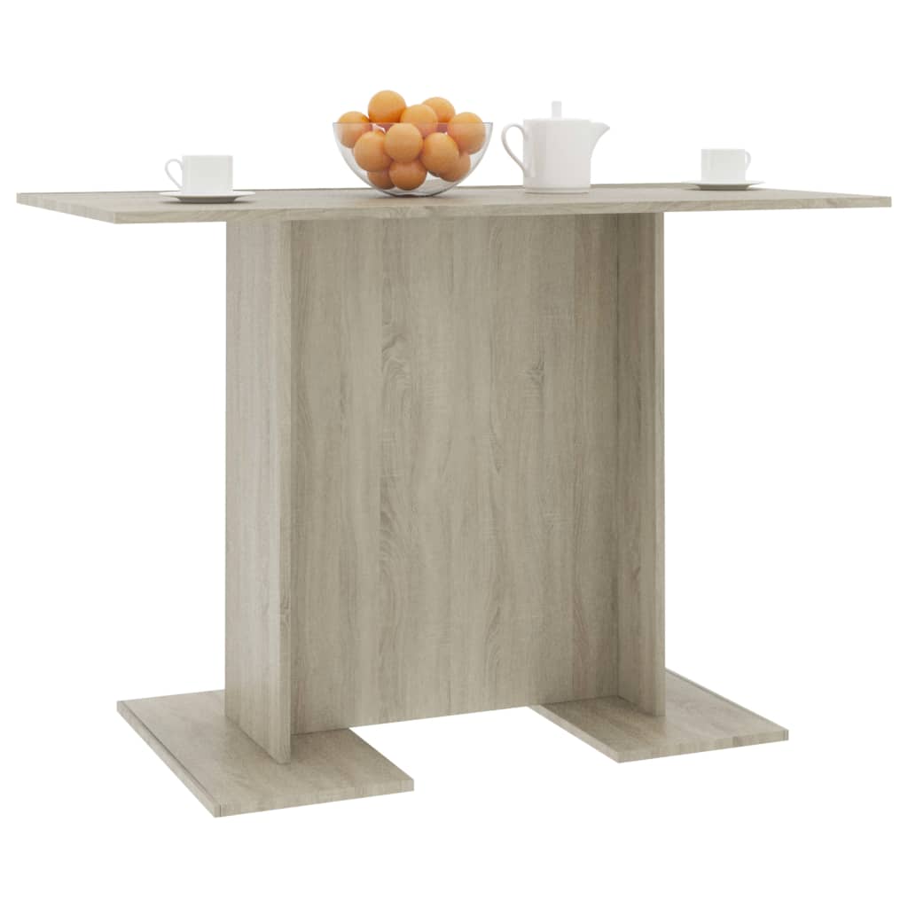 Tavolo Da Pranzo Rovere Sonoma 110X60X75Cm In Legno Multistrato