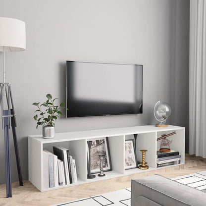 Libreria/Mobile Tv 36X30X143 Cm Legno Multistrato