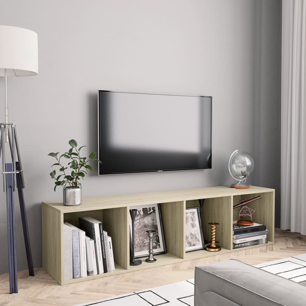 Libreria/Mobile Tv 36X30X143 Cm Legno Multistrato