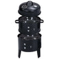 Griglia Barbecue A Carbone 3-In-1 40X80 Cm