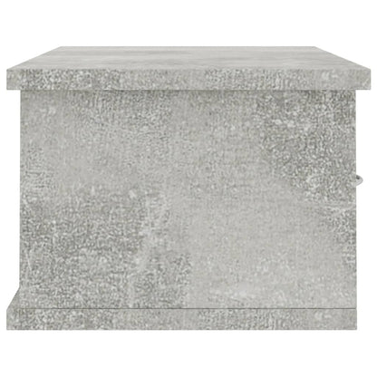 Scaffale Cassetti Parete 60X26X18,5 Multistrato Grigio Cemento