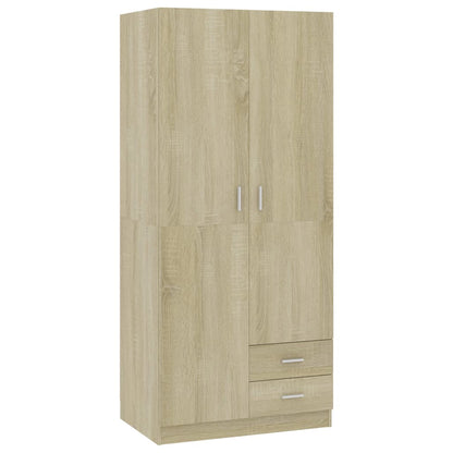 Armadio 80X52X180 Cm In Legno Multistrato
