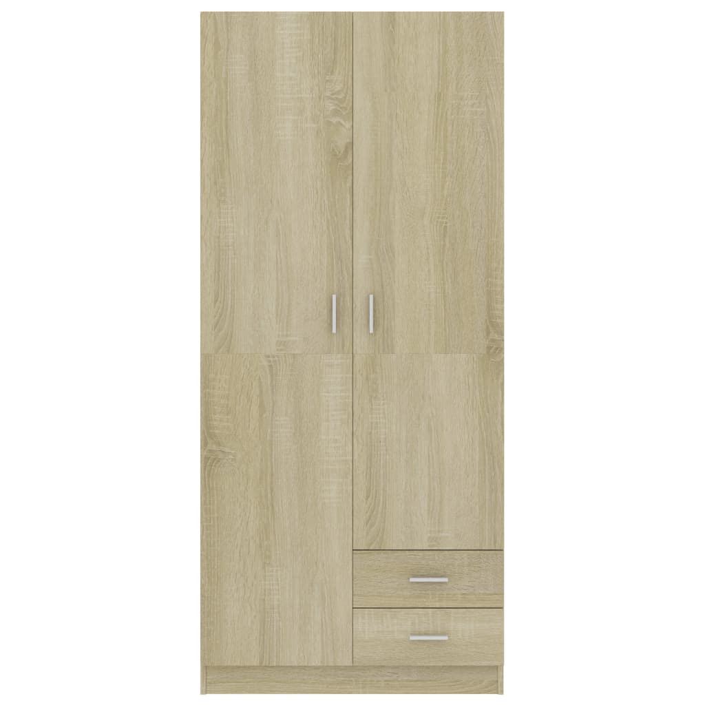 Armadio 80X52X180 Cm In Legno Multistrato