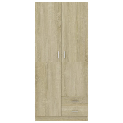 Armadio 80X52X180 Cm In Legno Multistrato