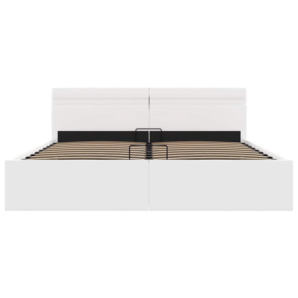 Giroletto Contenitore Idraulico Led Similpelle 160X200Cm