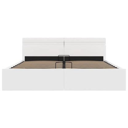 Giroletto Contenitore Idraulico Led Similpelle 160X200Cm