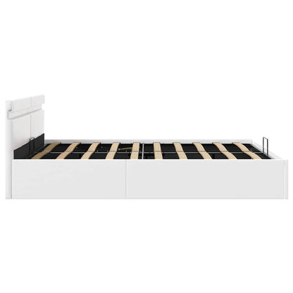 Giroletto Contenitore Idraulico Led Similpelle 160X200Cm