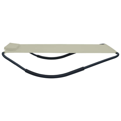 Lettino Da Giardino 200X90 Cm In Acciaio