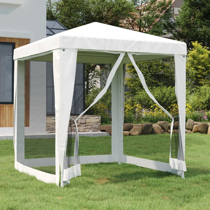 Tenda Per Feste Con 8 Pareti In Rete Bianco