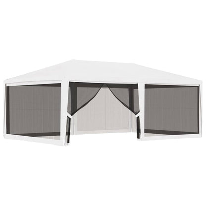 Tenda Per Feste Con 8 Pareti In Rete Bianco