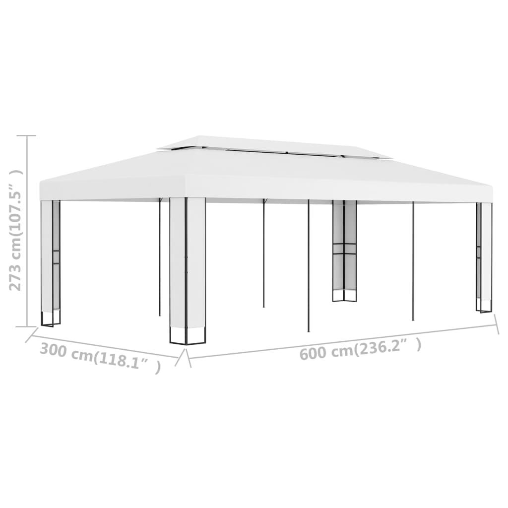 Gazebo Con Tetto Doppio