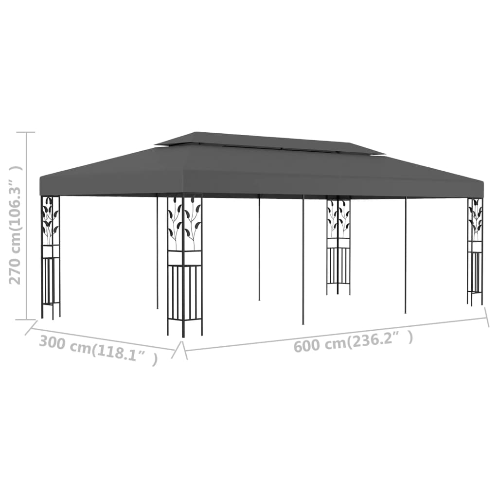 Gazebo 3X6 M