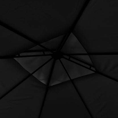 Gazebo Tetto Doppio Estendibile 3X3X2,75 M 180 G/M²
