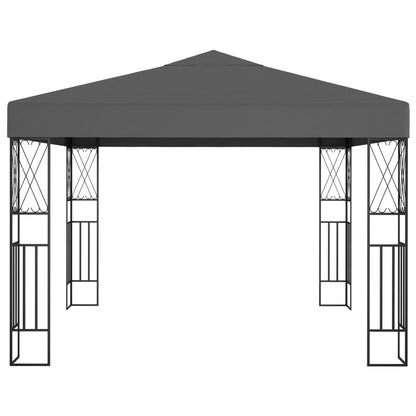 Gazebo Grigio In Tessuto
