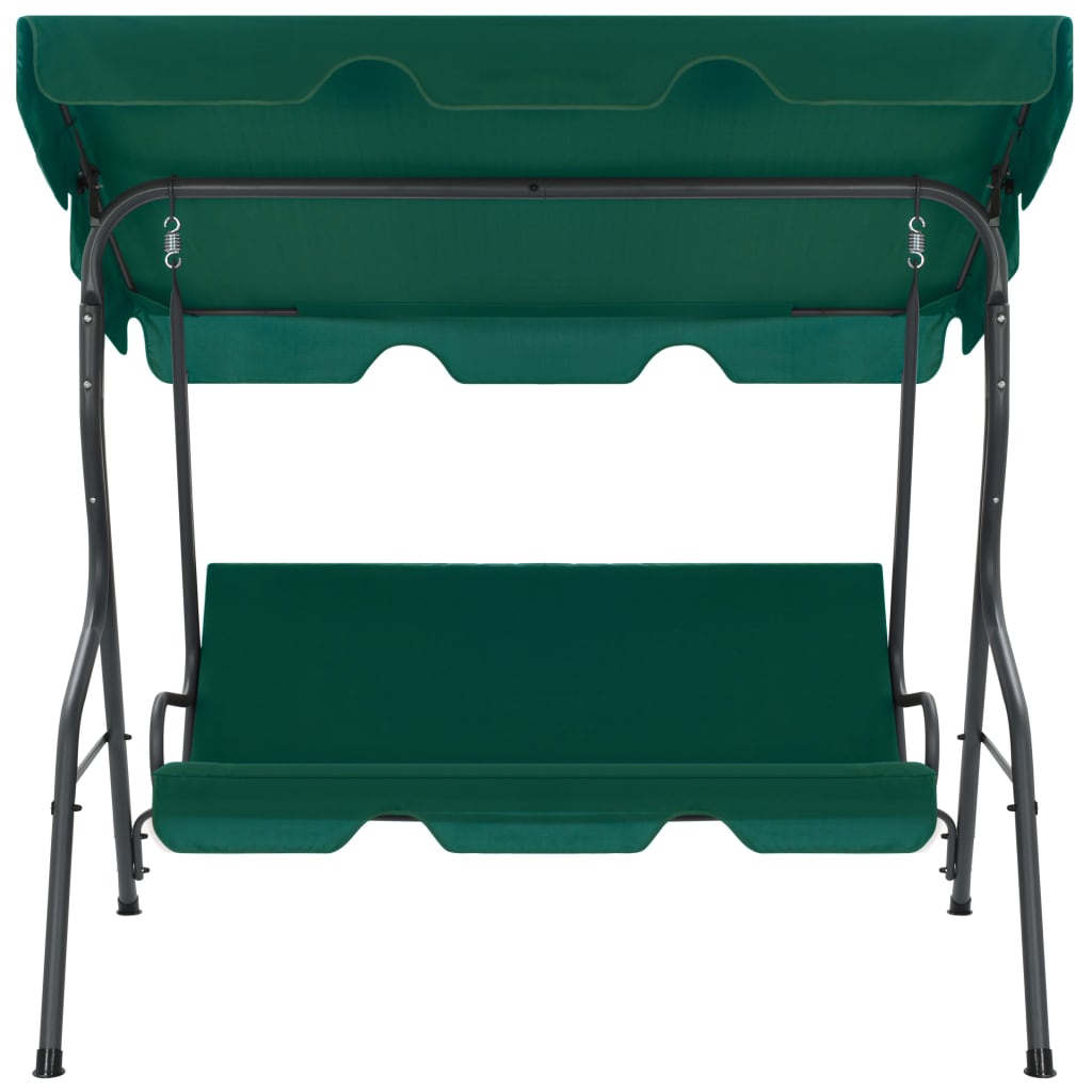 Panchina A Dondolo Da Giardino 170X110X153 Cm Tessuto